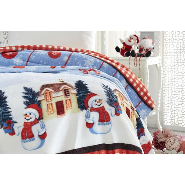 Pamutkeverék takaró karácsonyi mintával 150x200 cm – Mila Home-image-1