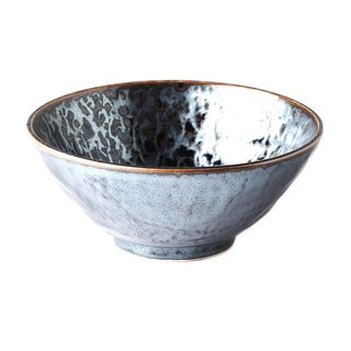 Black Pearl fekete kerámia tál, ø 20 cm - MIJ
