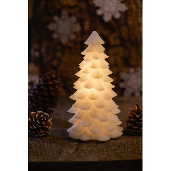 Fehér karácsonyi fénydekoráció ø 13 cm Carla – Sirius-image-1