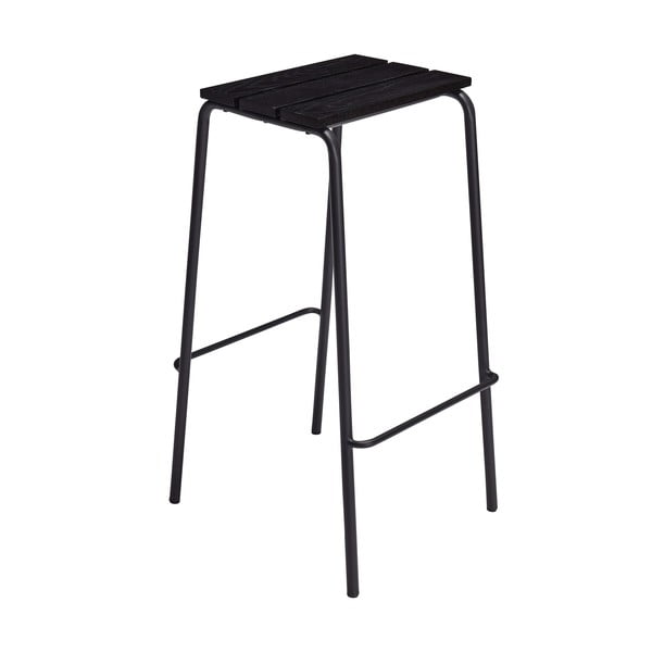 Fekete bárszék szett 2 db-os (ülésmagasság 76 cm) Stilt – Hübsch-image-2