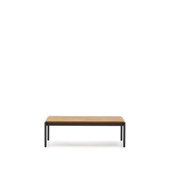 Teakfa kerti dohányzóasztal 63x149 cm Sorells – Kave Home-image-4