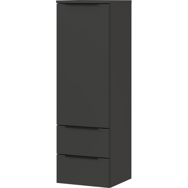 Antracitszürke magas-fali fürdőszoba szekrény 36x111 cm Crandon – Germania-image-2