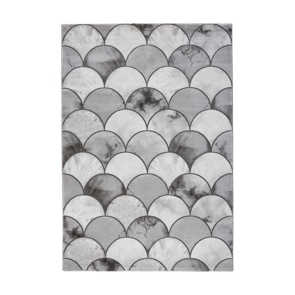 Szürke-ezüstszínű szőnyeg 170x120 cm Craft - Think Rugs