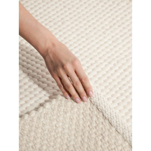 Krémszínű kézi szövésű gyapjú szőnyeg 160x230 cm Lyon Beans – Elle Decoration-image-4