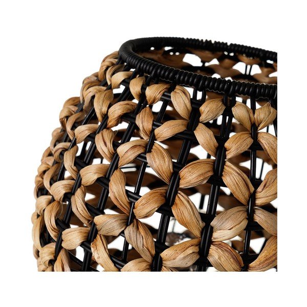 Fekete-natúr színű asztali lámpa (magasság 23 cm) Natural Way – Casa Selección-image-2