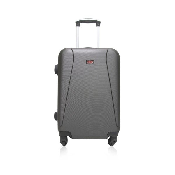 Lanzarote-C 4 db-os szürke gurulós bőrönd szett, táskával - Hero-image-2