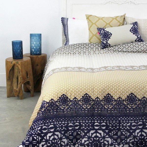 Embroidery 100% pamut paplanhuzat, 220 x 220 cm - Happy Friday-image-2