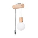 Natúr színű fali lámpa Arcadia – Sollux