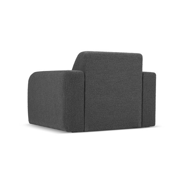 Sötétszürke buklé fotel Molino – Micadoni Home-image-3