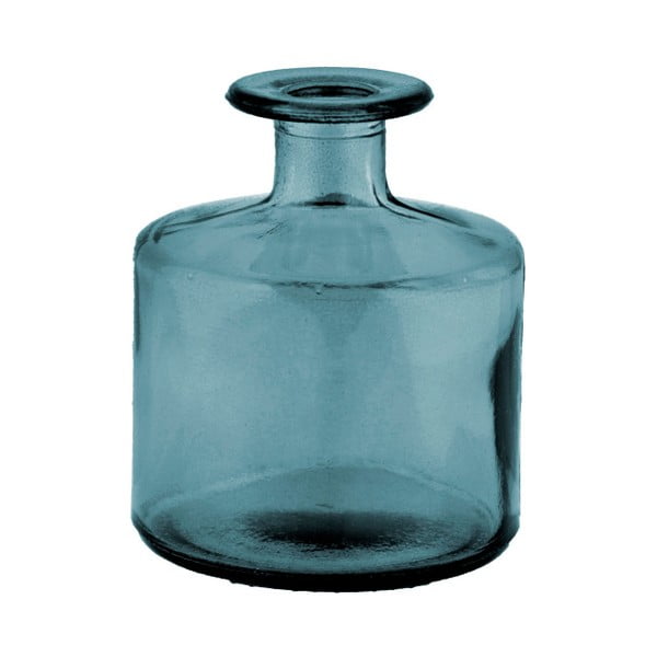 Florero újrahasznosított üveg váza, magasság 12 cm - Ego Dekor