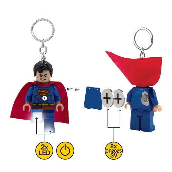 Világító kulcstartó Superman – LEGO®-image-3