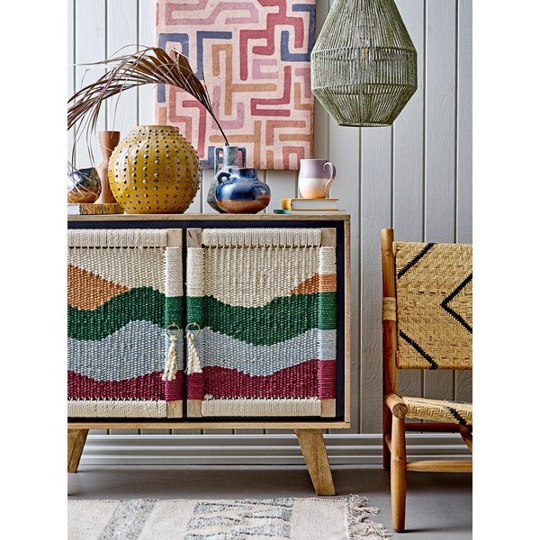 Alacsony mangófa komód 93x80 cm Sedik - Bloomingville-image-2