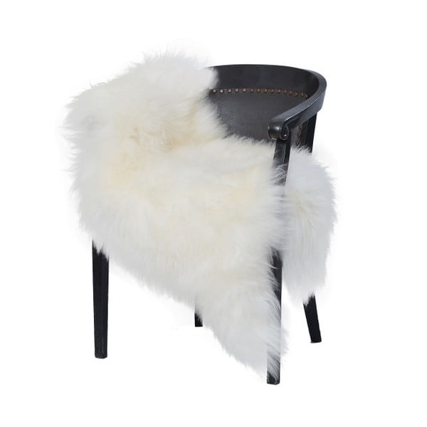 Chesto fehér hosszú szálas birkabőr, 90 x 50 cm - Arctic Fur