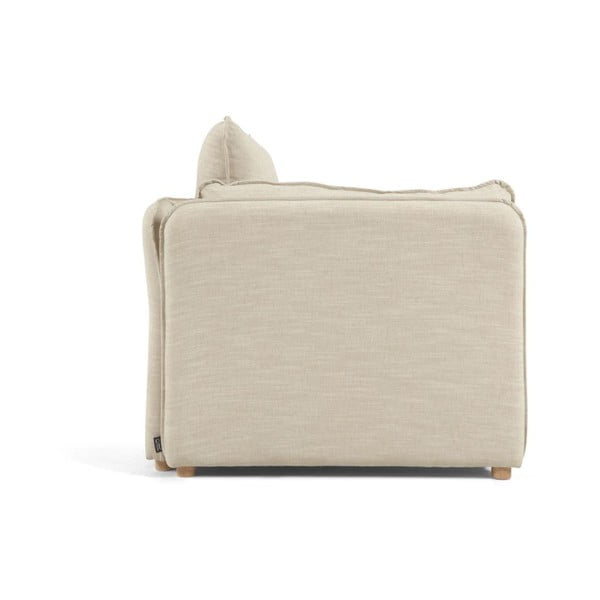 Szürkésbézs kinyitható kanapé 210 cm Tanit – Kave Home-image-3