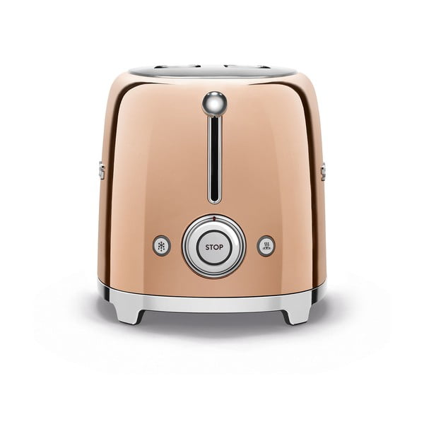 Rózsaarany színű kenyérpirító 50's Retro Style - SMEG-image-4