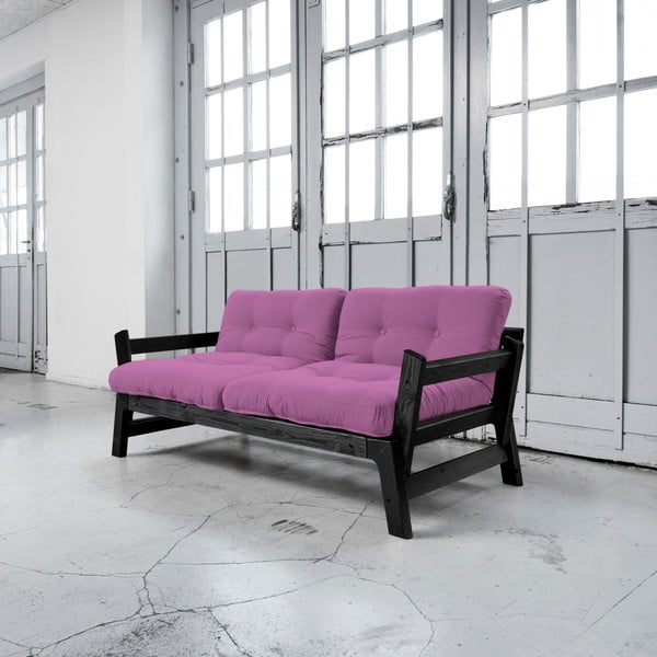 Step Black/Taffy Pink átalakítható kanapé - Karup