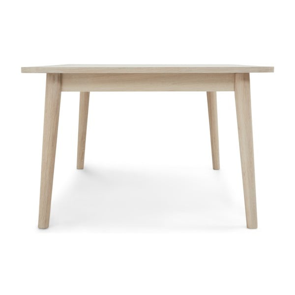 Natúr színű dohányzóasztal tölgyfa dekoros asztallappal 70x125 cm Nyborg – Furnhouse-image-1