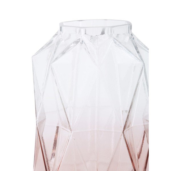 Rózsaszín üveg váza (magasság 28 cm) Brice – Premier Housewares-image-2