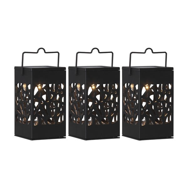 Izola 3 db napelemes függő LED lámpás, magasság 11 cm - Star Trading