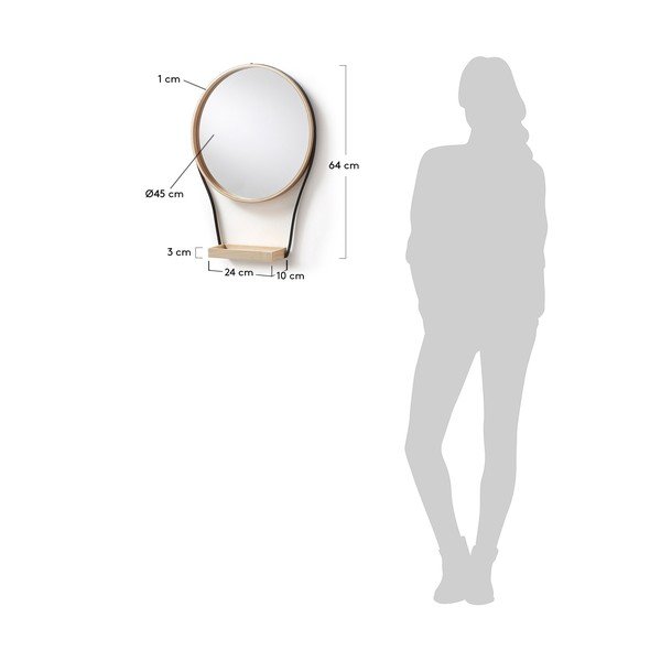 Barlow falitükör - Kave Home-image-2