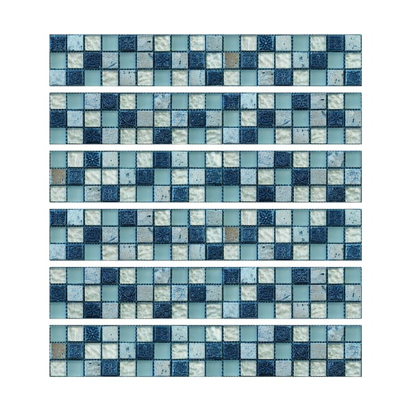 Matrica szett csempére 6 db-os 30x5 cm Artemis – Ambiance-image-2