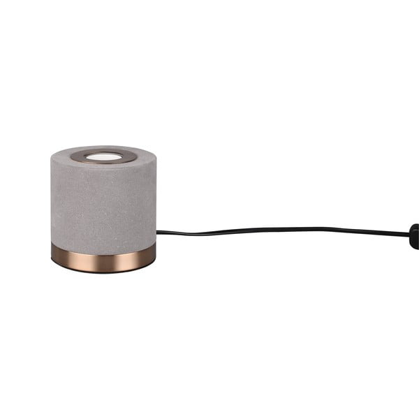 Szürke bársony asztali lámpa (magasság 11 cm) Judy – Trio-image-3