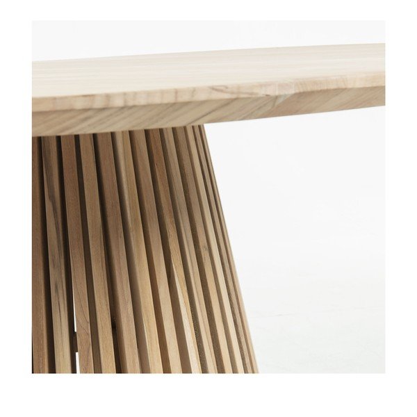 Irune teakfa étkezőasztal, ø 120 cm - Kave Home-image-2