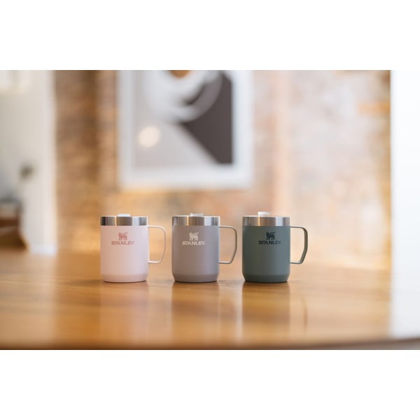 Világos rózsaszín rozsdamentes acél termobögre 230 ml Stay-Hot Camp Mug Rose Quartz – Stanley-image-4