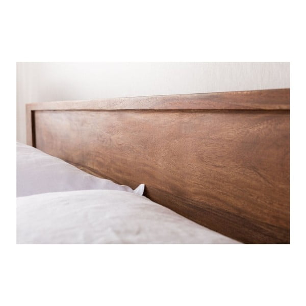 Authentico Bett ágy egzotikus fából, 160 x 200 cm - Kare Design-image-1