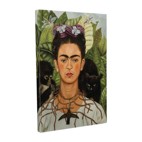 Vászon fali kép Frida Kahlo másolat, 30 x 40 cm-image-2