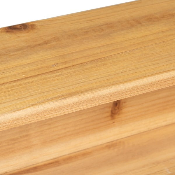 Natúr színű nyárfa fali polc képekhez 60 cm Aspen – Casa Selección-image-4