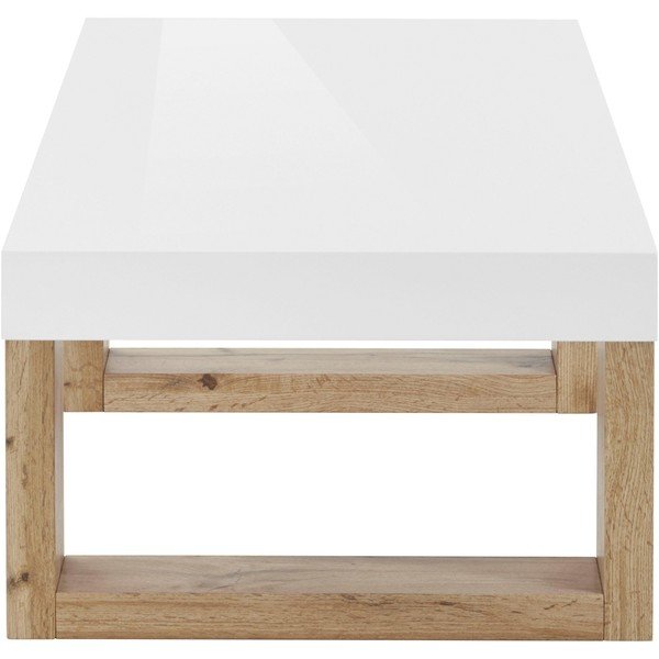 Fehér dohányzóasztal 60x120 cm Solid – Støraa-image-2