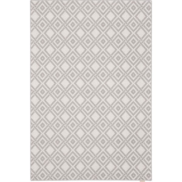 Világosszürke gyapjú szőnyeg 120x180 cm Wiko – Agnella