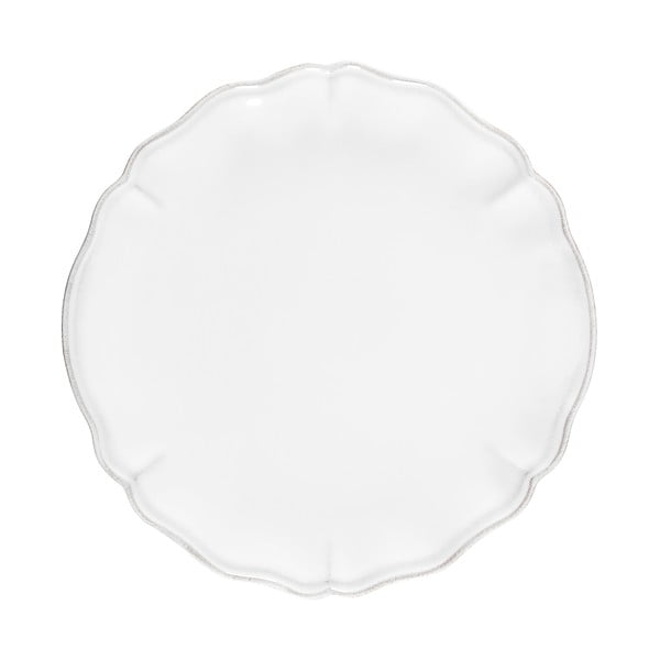 Alentejo fehér agyagkerámia tányér, ⌀ 27 cm - Costa Nova