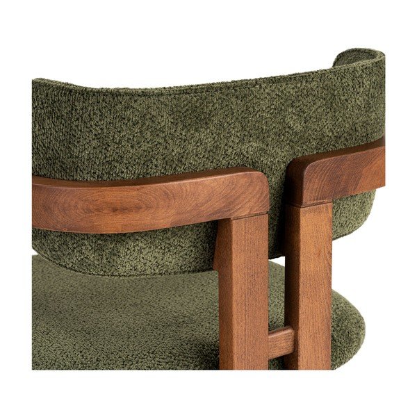 Sötétzöld karfás étkezőfotel Toscana – Kalune Design-image-4