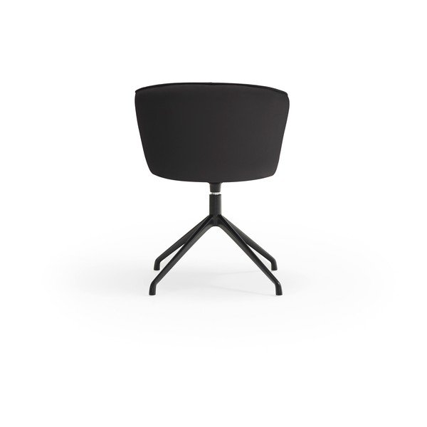 Fekete kárpitozott étkezőfotel szett 2 db-os Add – Teulat-image-3