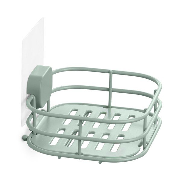 Mentazöld öntapadós fém szappantartó Grena – Compactor-image-4