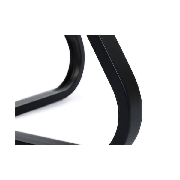 Natúr színű kerek dohányzóasztal tölgyfa dekoros asztallappal ø 80 cm Cesura – Unique Furniture-image-3