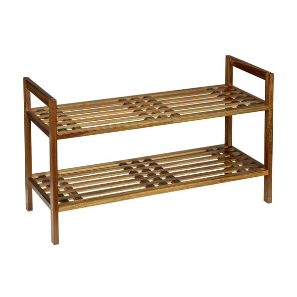 Natúr színű akácfa cipőtartó állvány 69x40,5x27 cm Fondi – Wenko