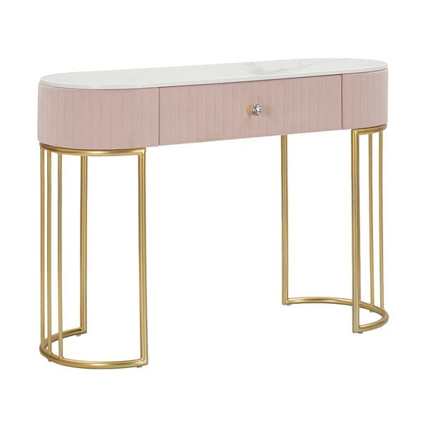 Rózsaszín konzolasztal 100x40 cm Montpellier - Mauro Ferretti-image-2