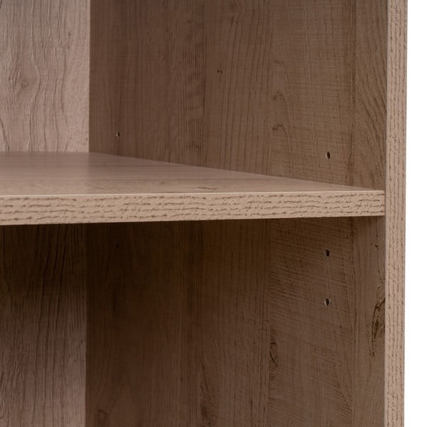 Natúr színű nyitott moduláris szekrény tölgyfa dekorral 60x180x45 cm Modular – Casa Selección-image-4