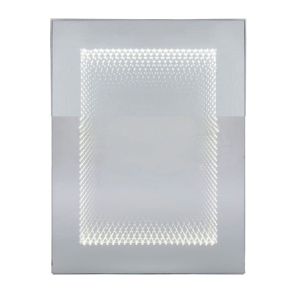 Infinity fali tükör LED megvilágítással, 60 x 80 cm - Kare Design