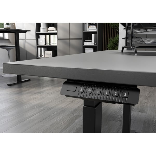 Állítható íróasztal elektromosan állítható magassággal 80x160 cm Bedano – Germania-image-3