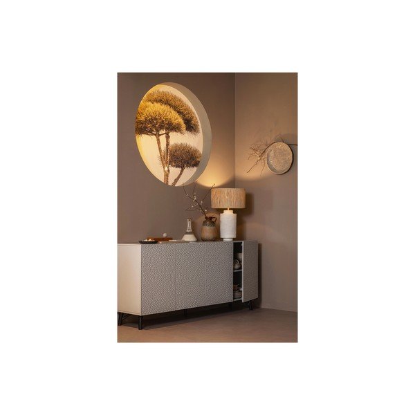 Krémszínű-natúr színű asztali lámpa (magasság 63 cm) Pointed – BePureHome-image-1