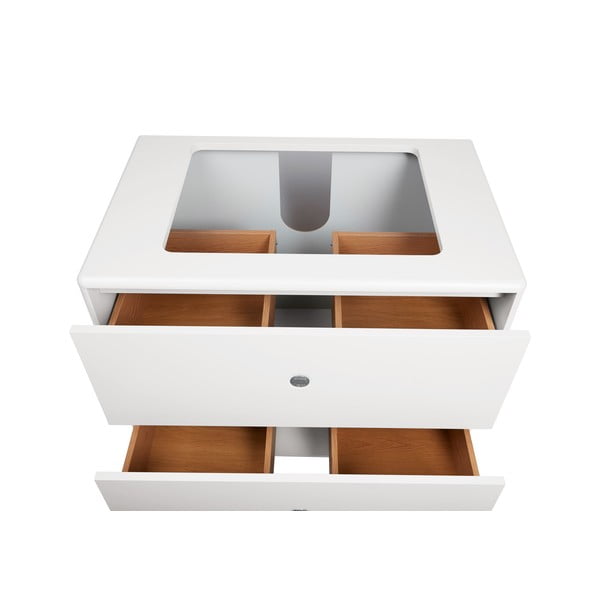 Fehér fali mosdó alatti szekrény csap nélkül 80x62 cm Color Bath – Tom Tailor-image-3