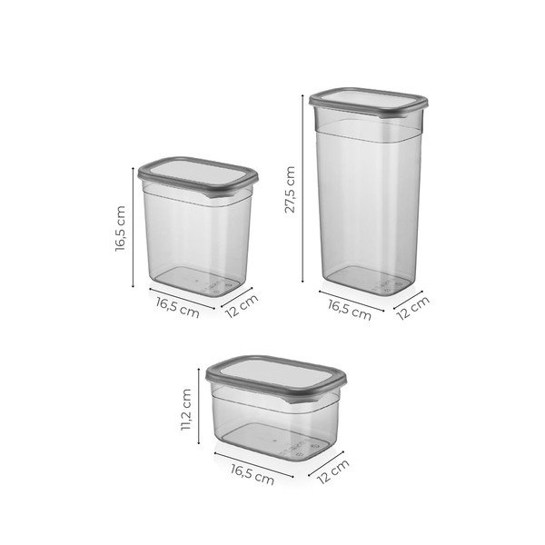 Élelmiszertartó doboz szett 18 db-os Fresco – Hermia-image-3