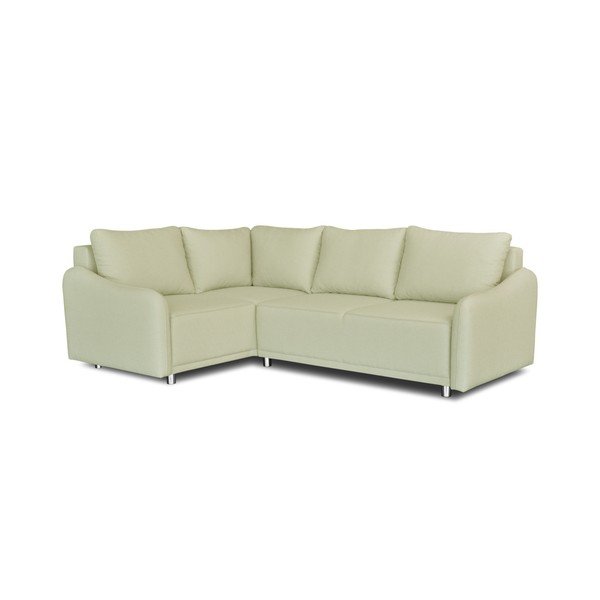 Delta bézs kinyitható sarokkanapé, bal oldali kivitel - Windsor & Co. Sofas-image-1