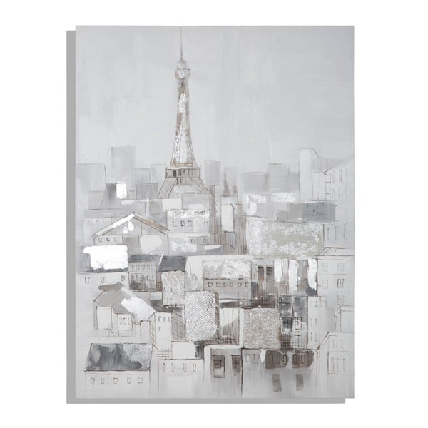 Dipinto Su Tela Paris Roofs kézzel festett kép, 90 x 120 cm - Mauro Ferretti