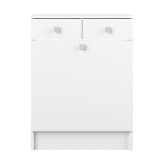 Fehér alacsony fürdőszoba szekrény 60x82 cm Combi - TemaHome France