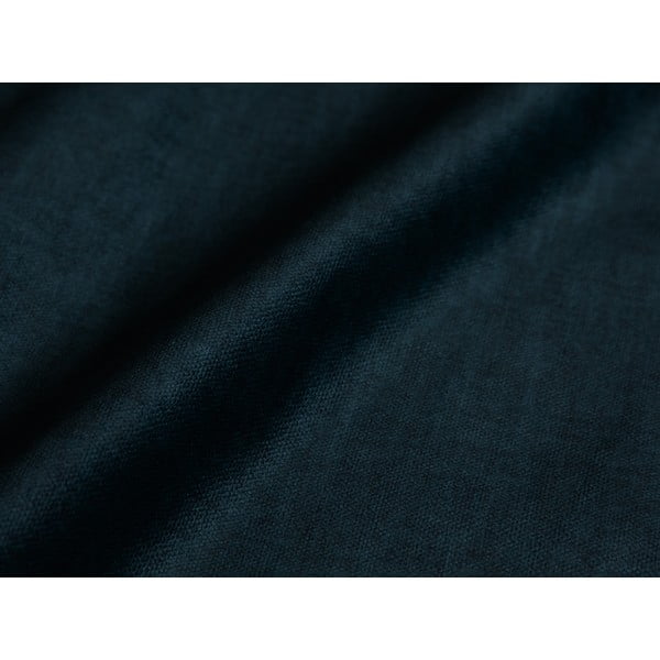 Sötétkék bársony moduláris sarokkanapé (jobb oldali-heverő résszel) Martina – Micadoni -image-4